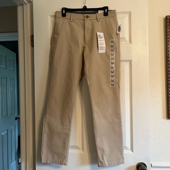 Old Navy Pants Mens Old Navy Khaki Pants Ultimate Slim Nwt 3x30